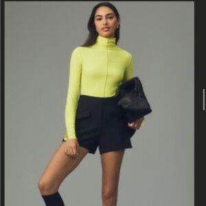 Ena Pelly Freya Long-Sleeve Seamed Top